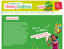 Tablet Screenshot of musikfestival-klangwelten.de